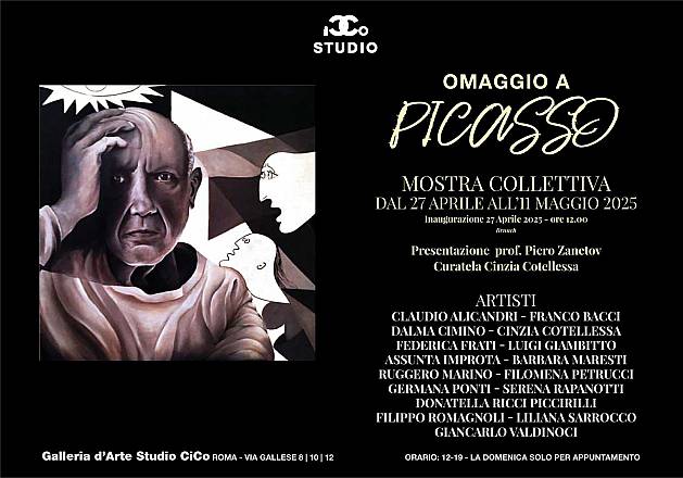 Mostra arte contemporanea omaggio a picasso